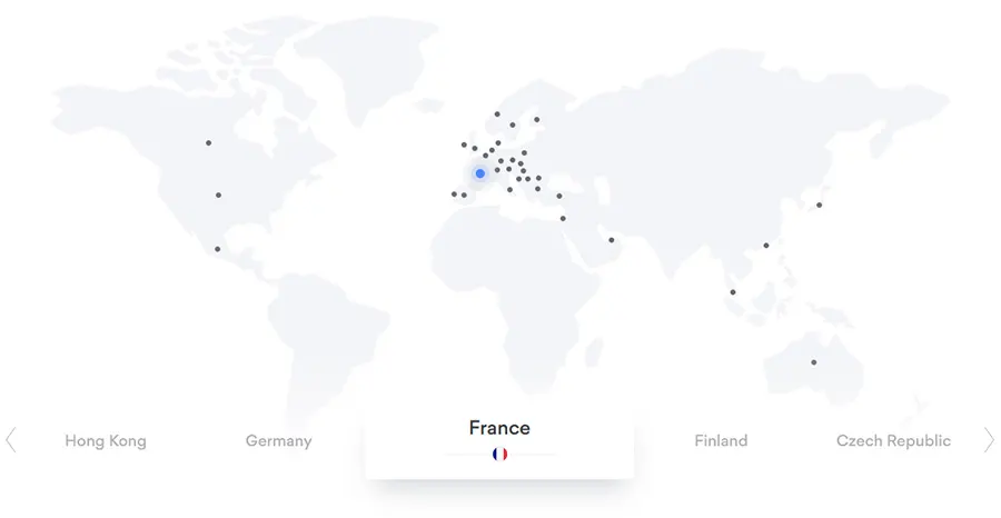 illustration : réseau de serveur NordLayer