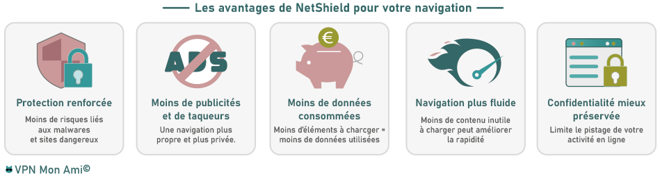 Avantages de NetShield