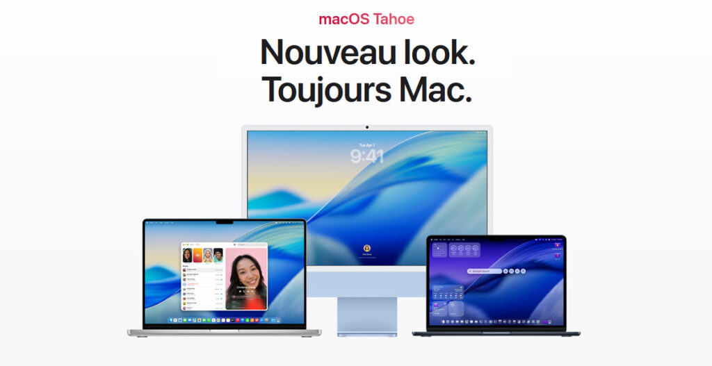 Illustration : mcOS Tahoe
