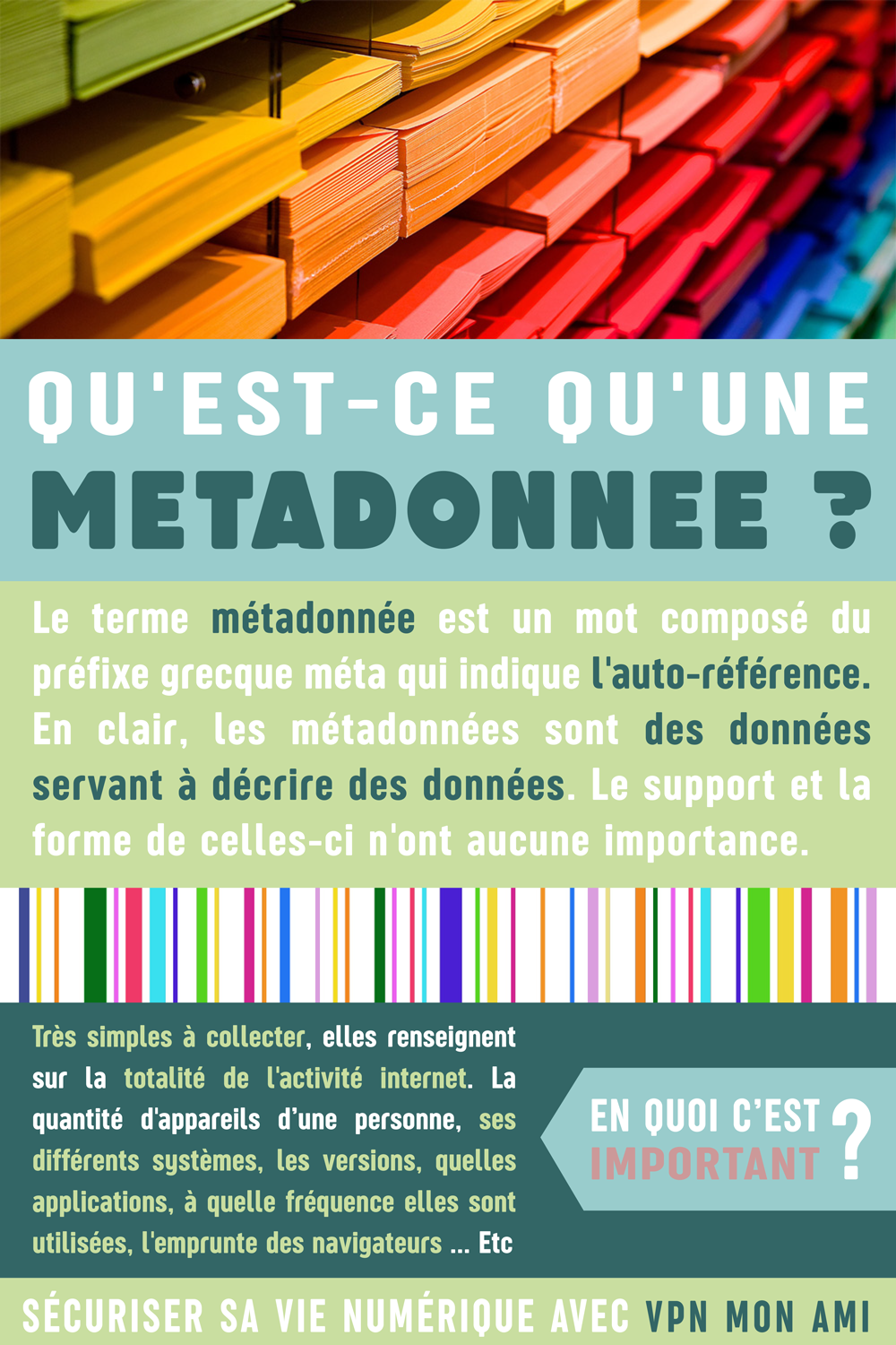 illustration : metadonnées explications