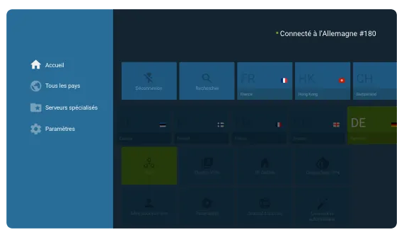 Illustration : NordVPN pour AndroidTV