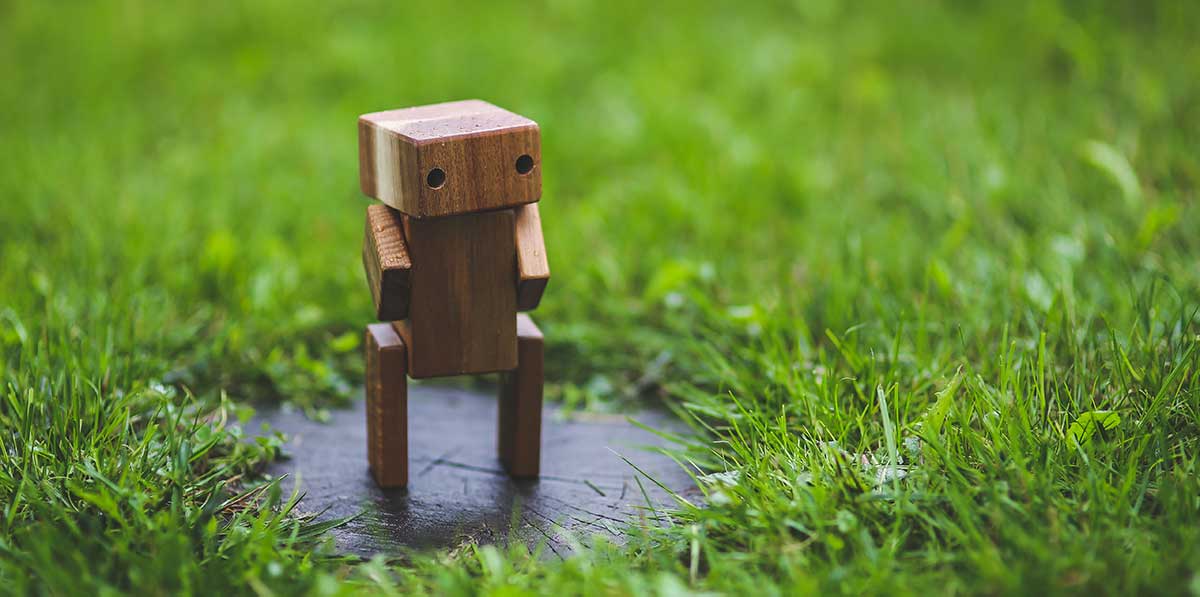 objets_connectes_1 illustration d'un petit robot intelligent dans la nature
