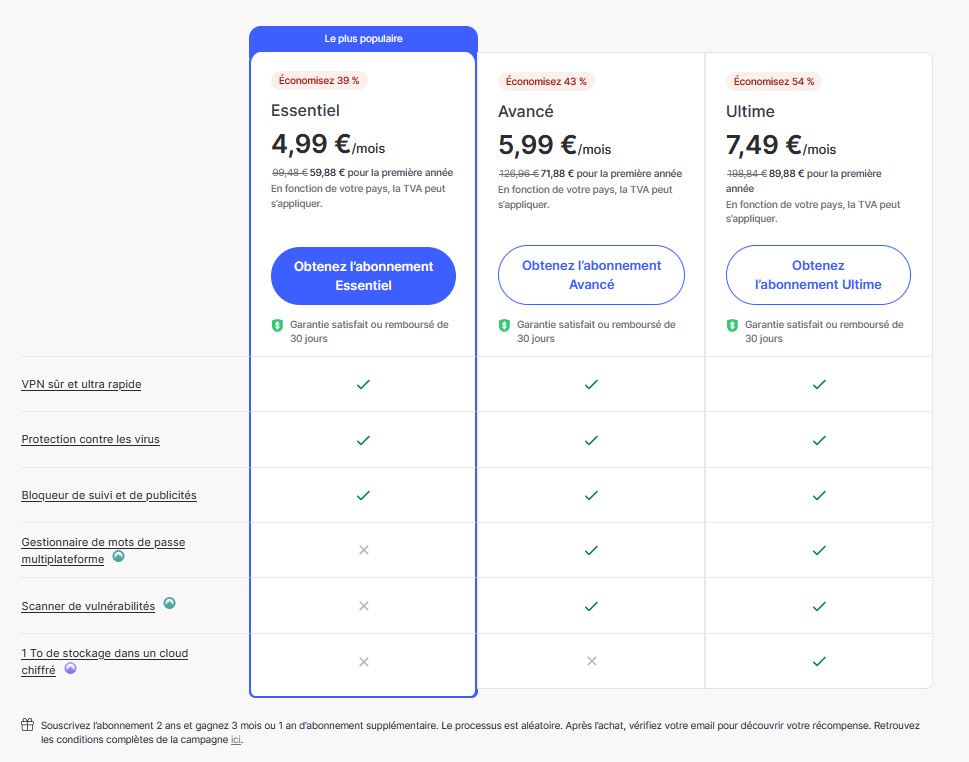 Illustration : Nouveau prix sur l'abonnement d'1 an de NordVPN pour son offre spéciale anniversaire 2023