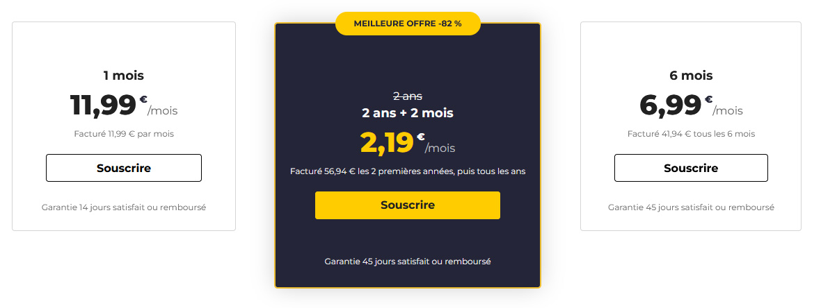 Illustration : Prix de CyberGhost VPN en promotion pour août 2023