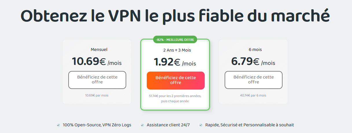 Illustration : prix de la nouvelle Offre de PIA pendant octobre 2023