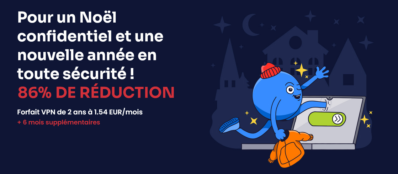 Illustration : Super promo d'AtlasVPn pour les fêtes de fins d'années