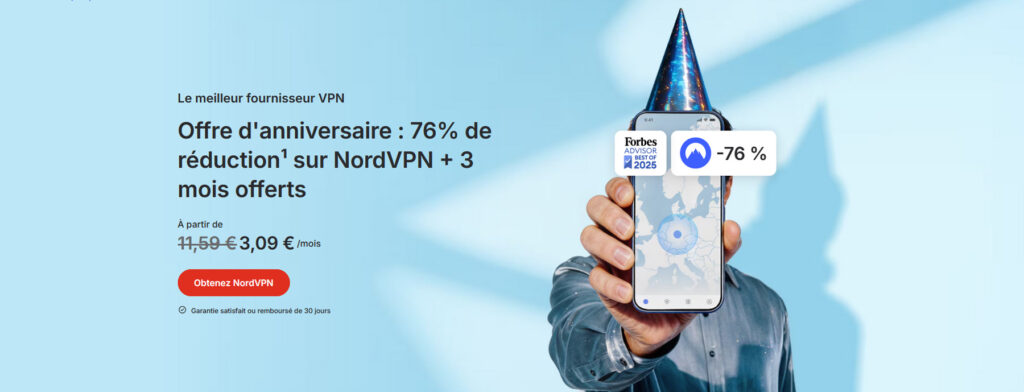 promo offre anniversaire NordVPN
