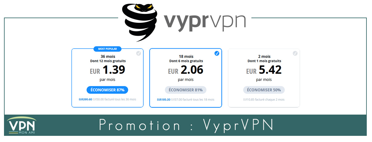 illustration : promotion VyprVPN