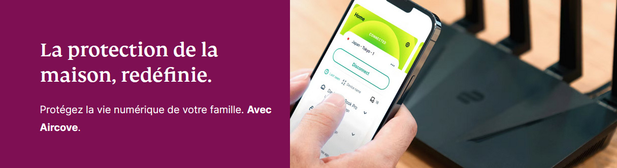 Illustration : Protégez votre réseau domestique avec Aircove d'ExpressVPN