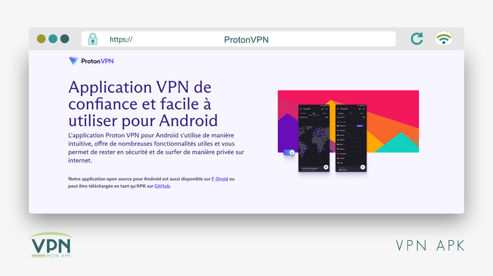 Illustration : ProtonVPN APK Open Source