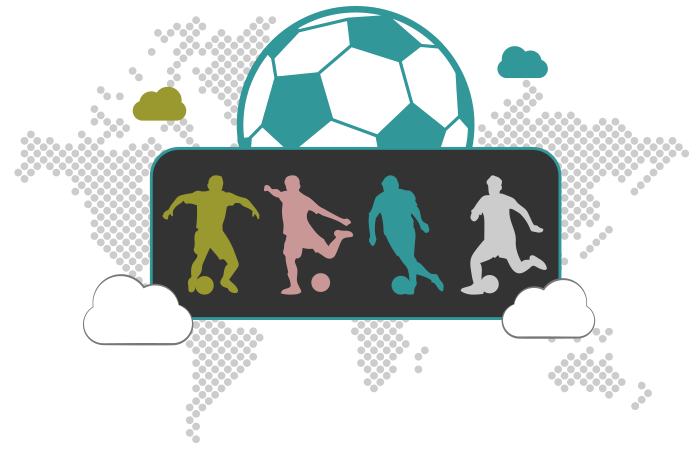 Illustration : regarder du football en streaming
