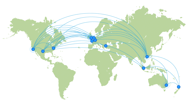 illustration : réseau VyprVPN for business