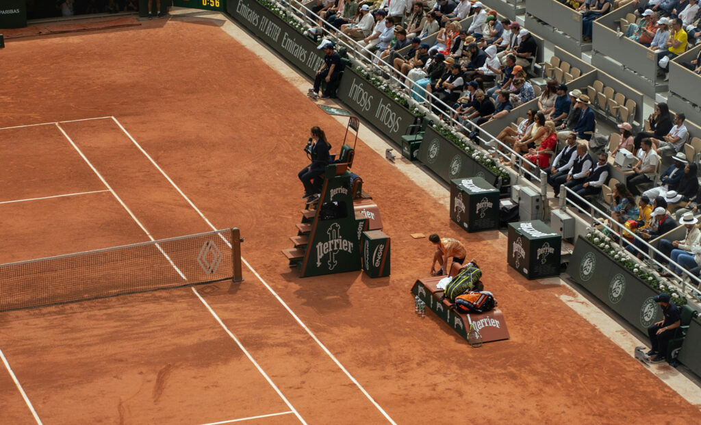 Illustration : Roland garros en streaming
