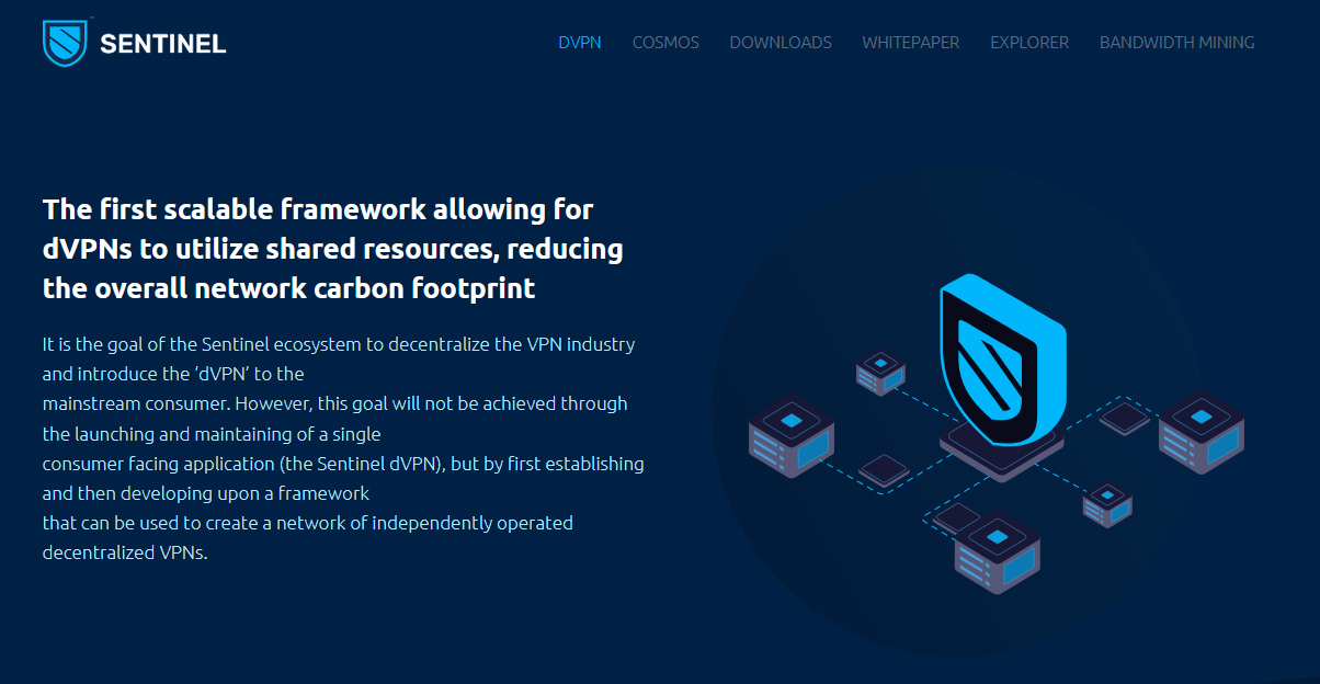 Illustration : VPN décentralisé Sentinel