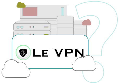 Illustration : serveurs Le VPN