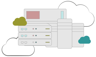Illustration serveurs types vpn