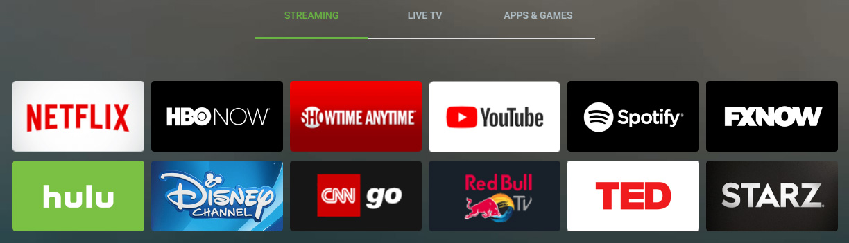 Illustration : Streaming disponible sur AndroidTV