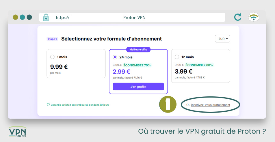 Tutoriel pour trouver Proton VPN en gratuit