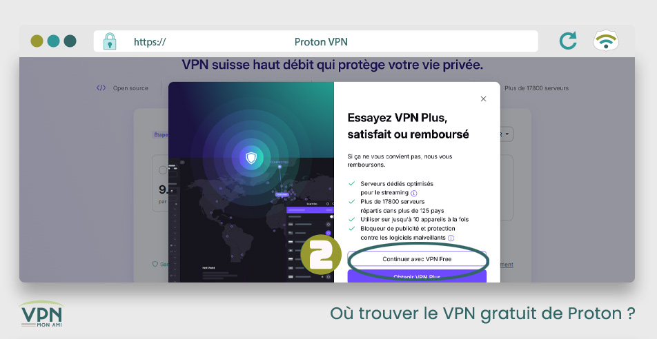 Tutoriel pour Proton VPN free