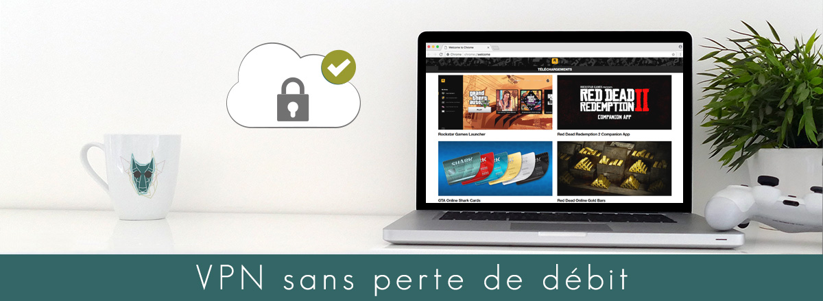 Illustration VPN sans perte de débit