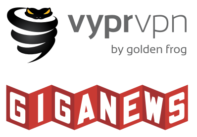 Illustration : logo vypr vpn et giganews